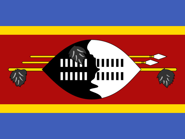 Eswatini (formerly Swaziland)-flag
